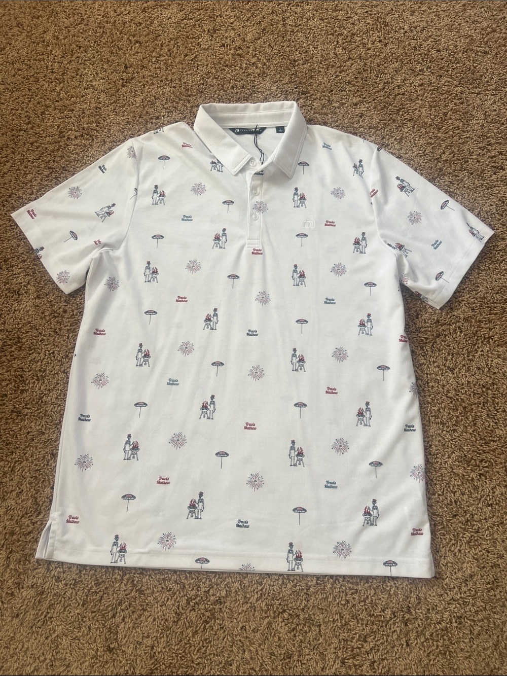 Travis Mathew 4th of July Polo